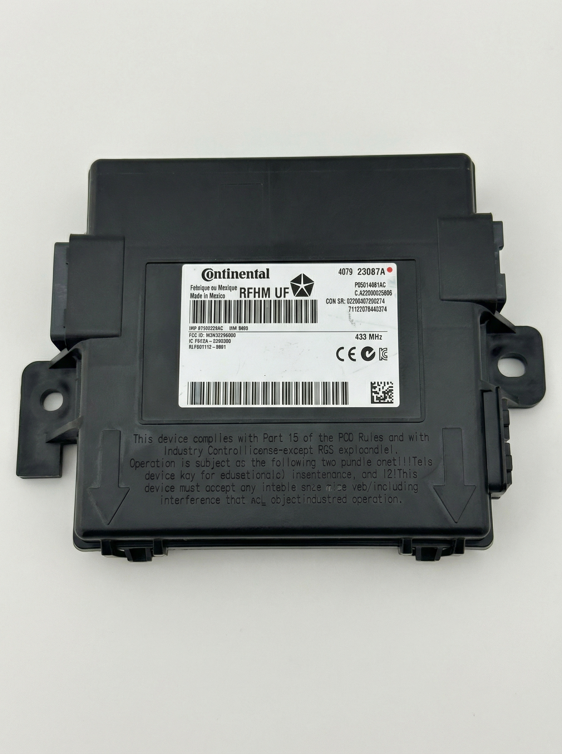 2015-2017 Chrysler 200 Theft Locking Receiver Hub Control Module (Used OEM)