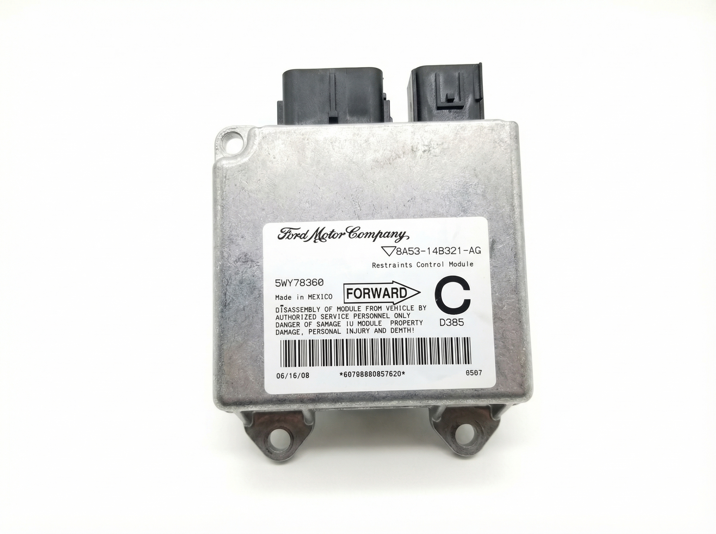 2009 Lincoln MKS Airbag Control Module (Used OEM)