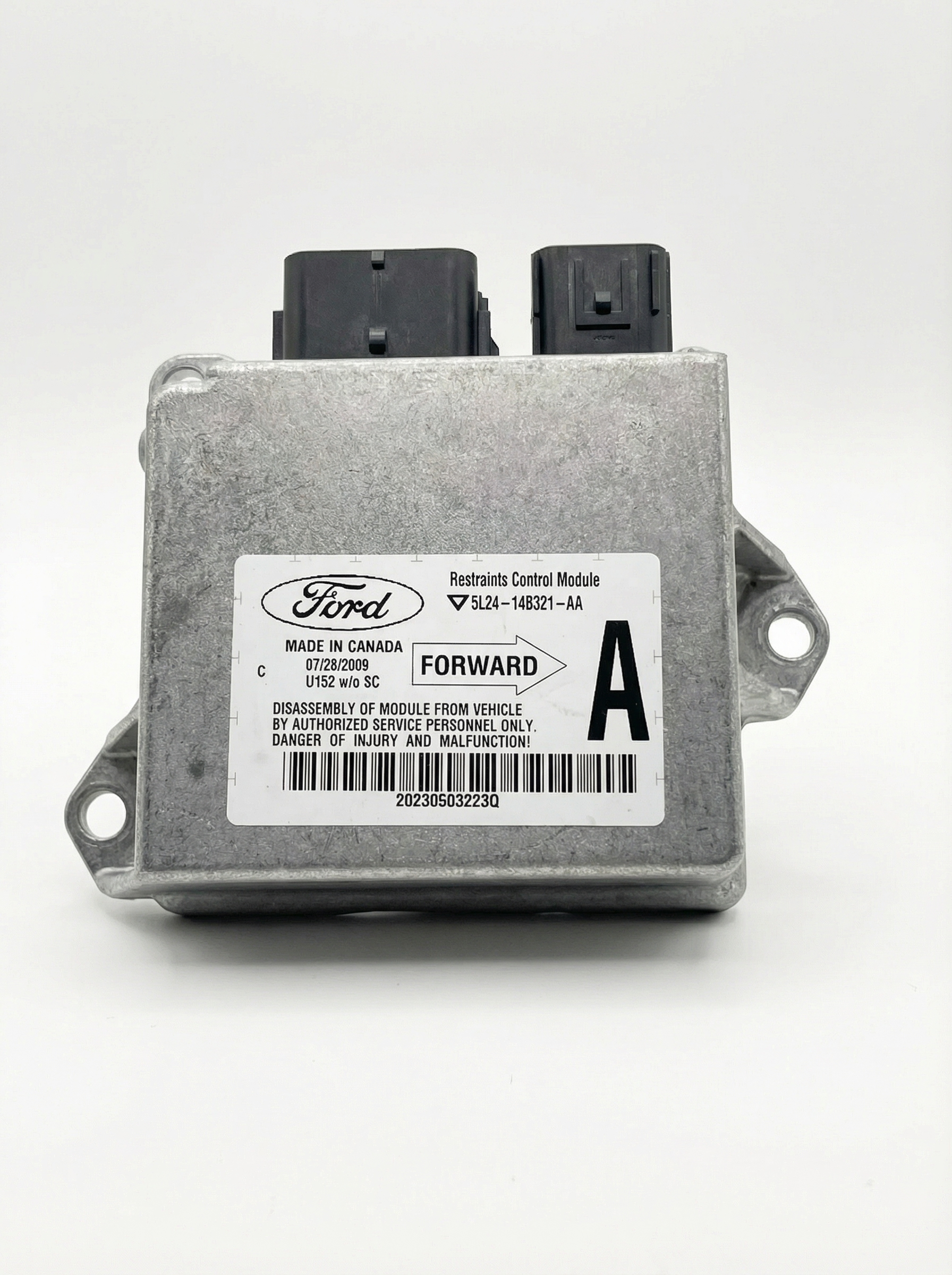 2004-2005 Mercury Mountaineer Airbag Control Module without Roof Curtain Air Bags (Used OEM)