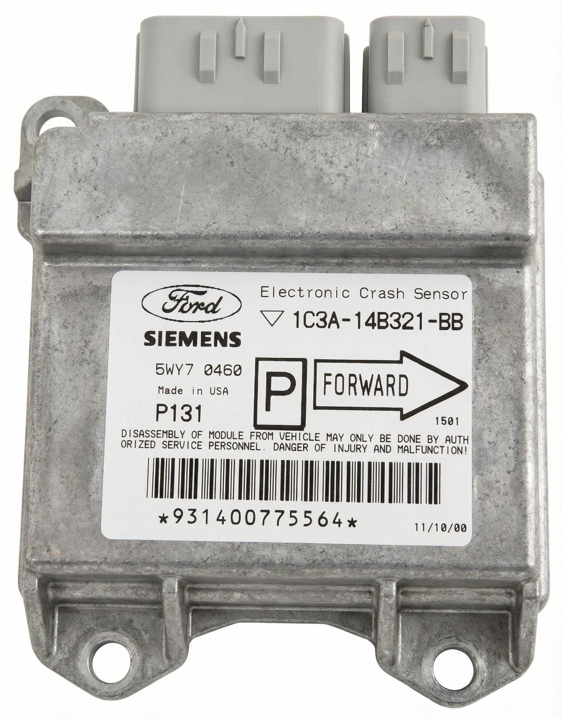 2001-2002 Ford F-550 Super Duty Airbag Control Module (Used OEM)