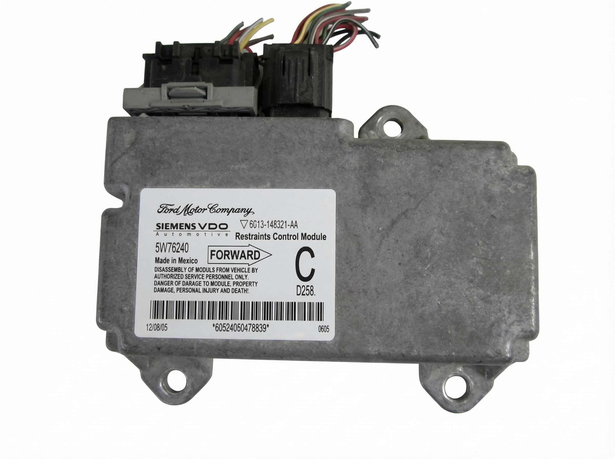 2005-2007 Ford Five Hundred Airbag Control Module (Used OEM)