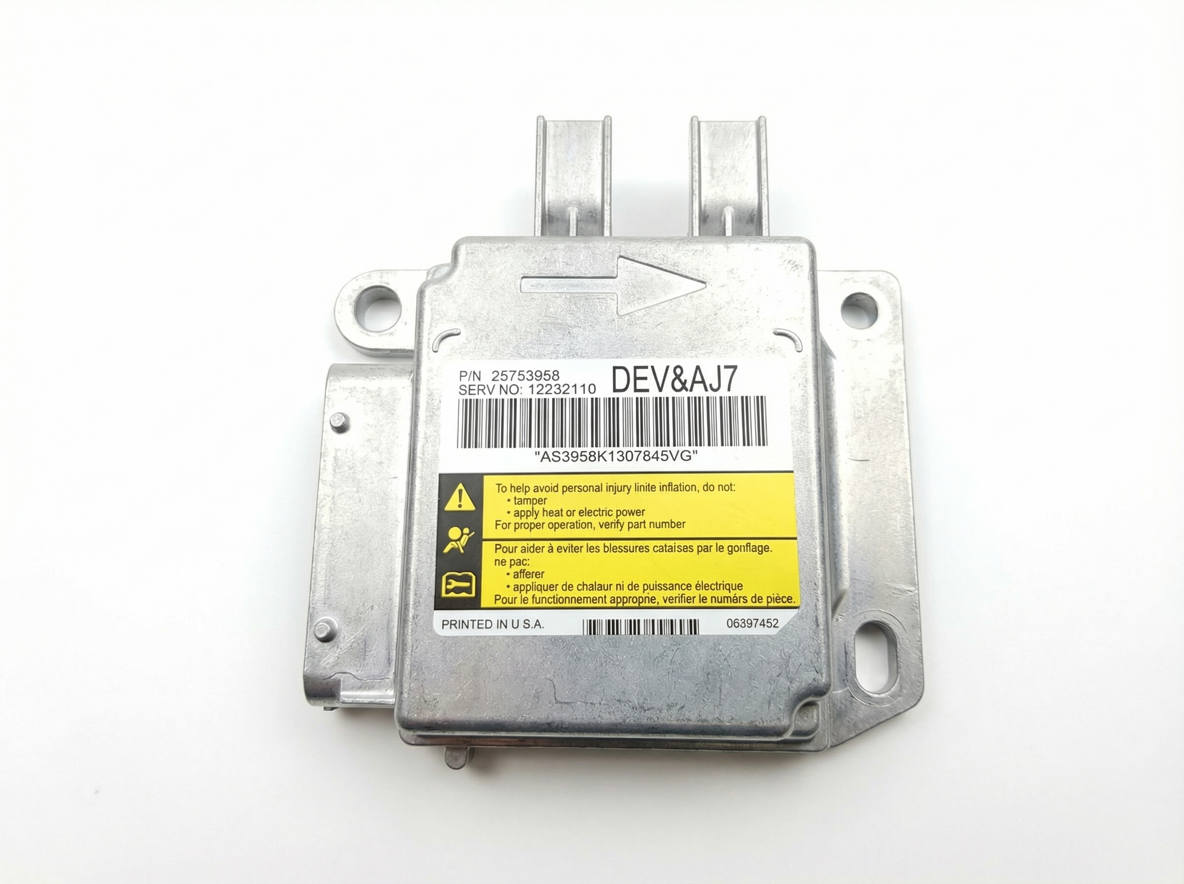 2002-2003 CADILLAC DEVILLE Airbag Control Module (Used OEM)