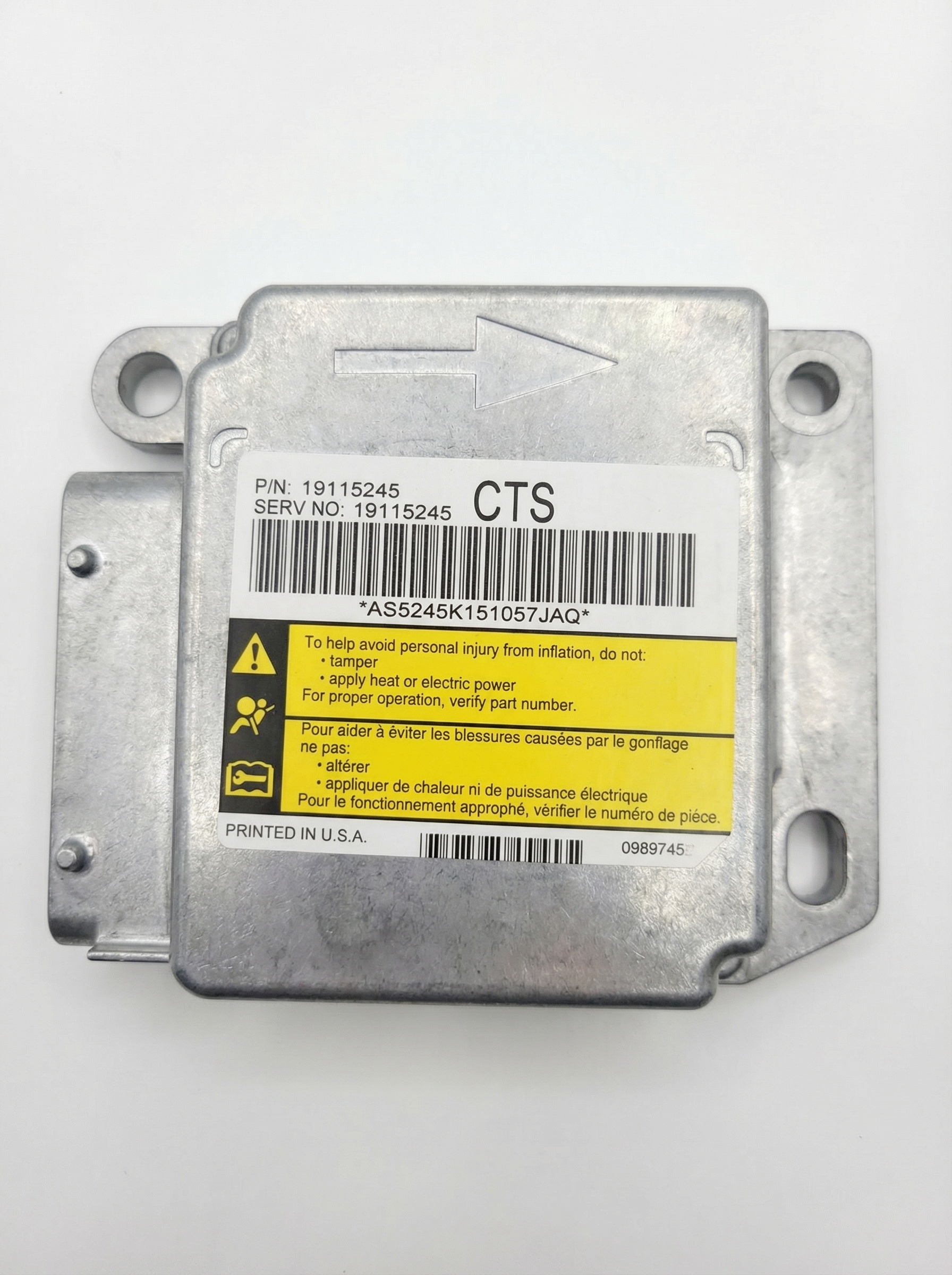 2004 Cadillac CTS Airbag Control Module (Used OEM)