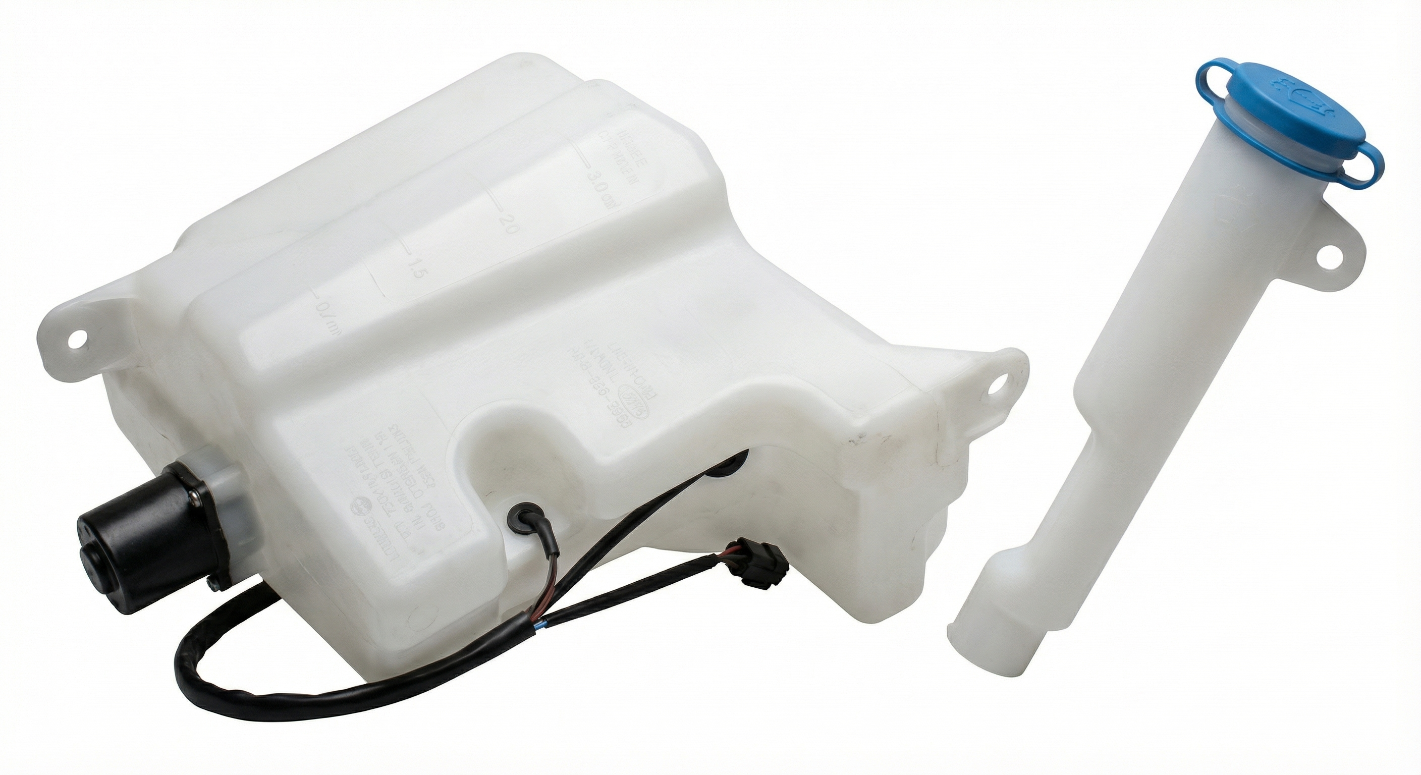 2020 Ford Police Interceptor Utility Washer Fluid Reservoir Assembly with Pump and Sensor (Used OEM)