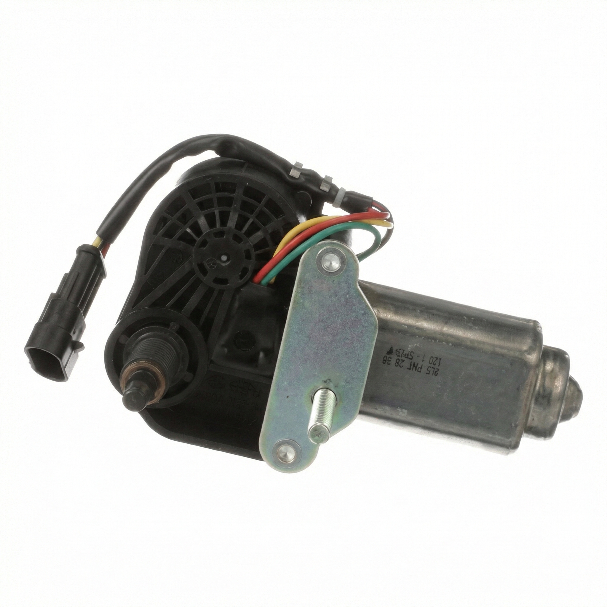 1988-1989 Mazda 323 Windshield Wiper Motor with Circuit Breaker Base - Front (Used OEM)