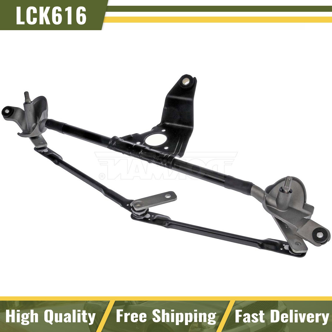 1987-1992 Cadillac Allante Black Windshield Wiper Linkage (Used OEM)