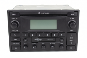 2004-2009 Volkswagen Jetta AM-FM-Cassette-CD Player Monsoon Audio System Radio (Used OEM)