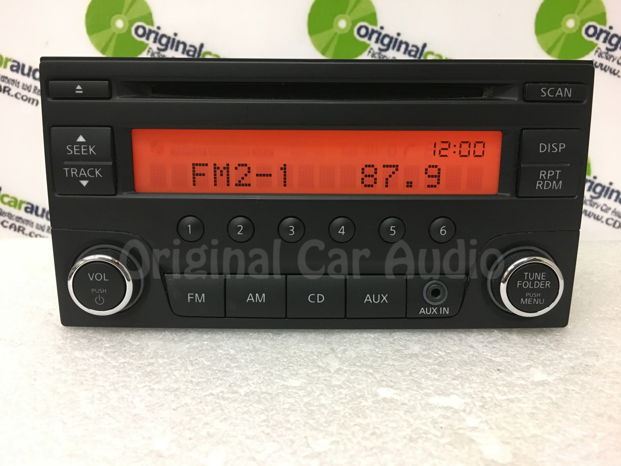 2016-2018 Nissan Versa Note AM/FM/CD MP3 WMA Radio with 5.0-Inch Screen (Used OEM)