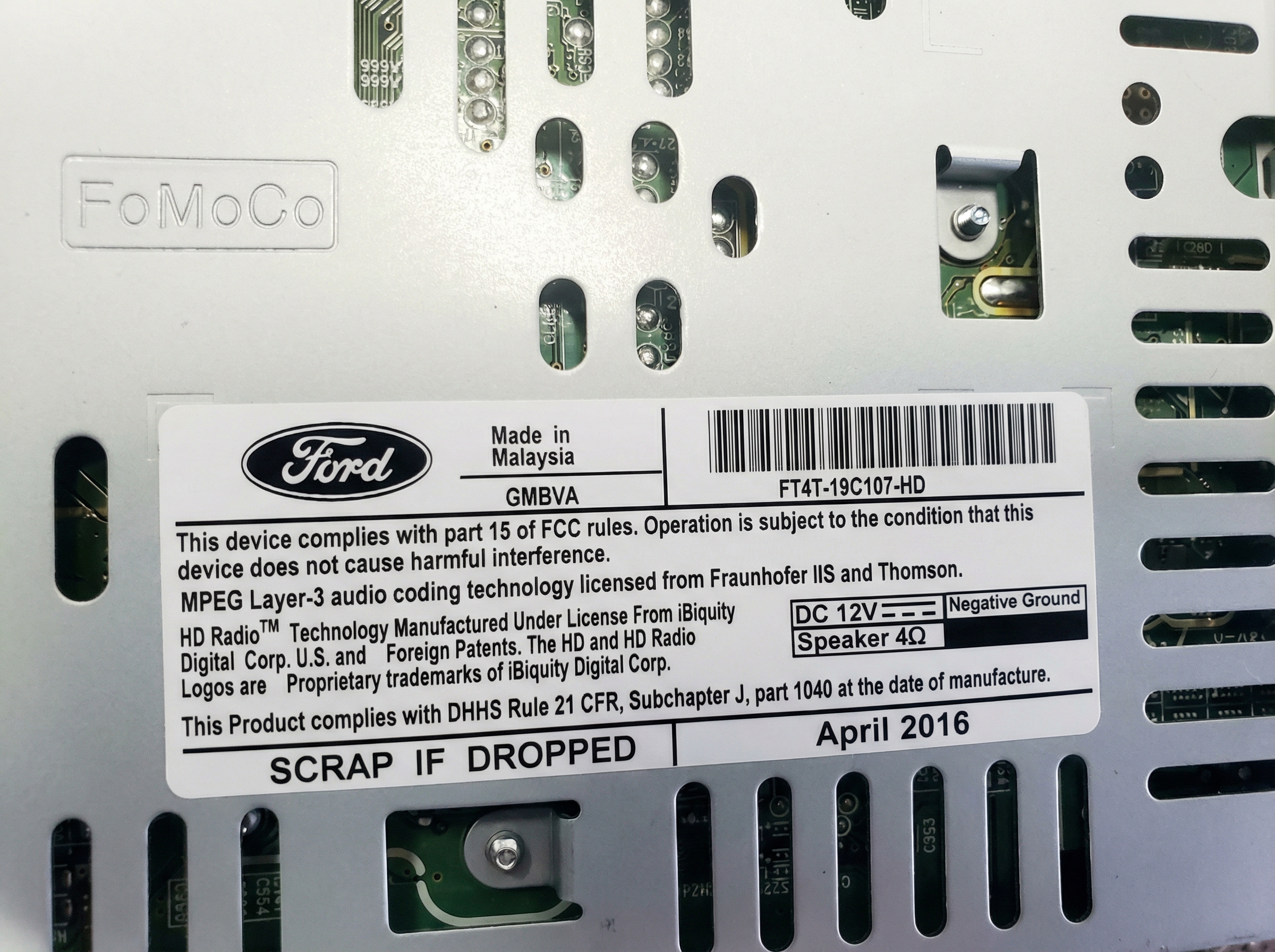 2015-2018 Ford Edge Radio Receiver (Used OEM)