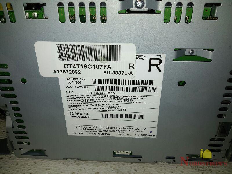2013 Lincoln MKX AM-FM-CD Radio Receiver (Used OEM)
