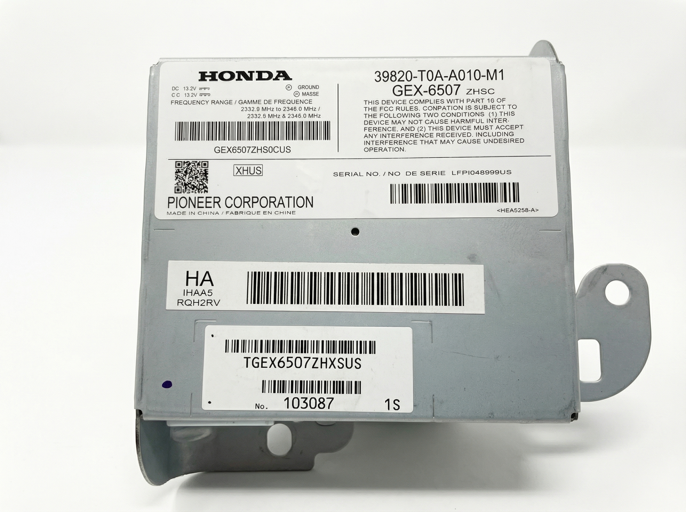 2012-2014 Honda CR-V XM Satellite Radio Receiver (Used OEM)
