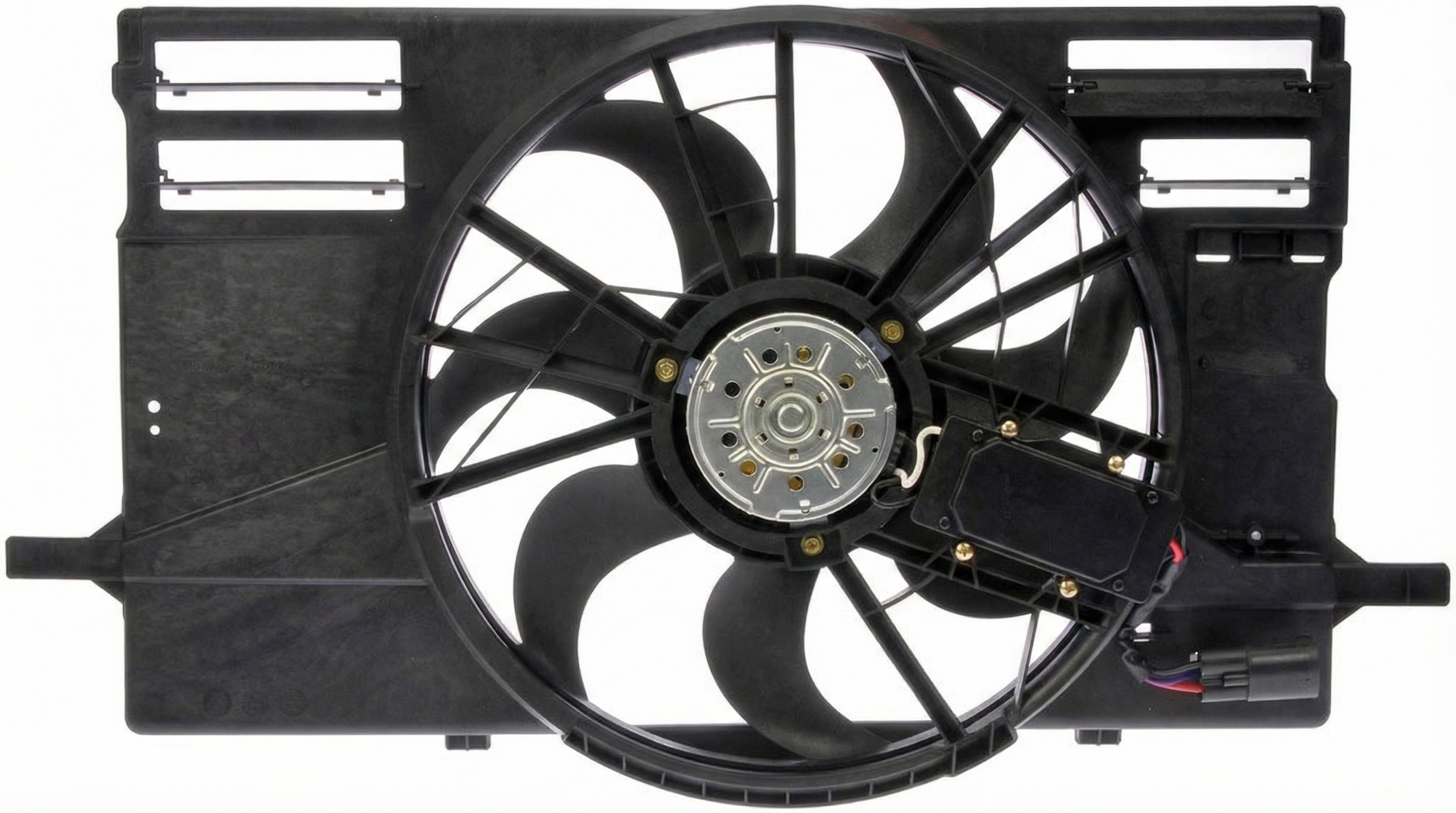 2004-2011 Volvo S40 A/C Condenser Fan Motor and Shroud Assembly (Used OEM)