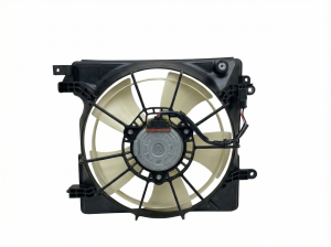 2013-2015 Acura ILX Radiator and A/C Condenser Fan Motor Assembly - Left (Driver) (Used OEM)