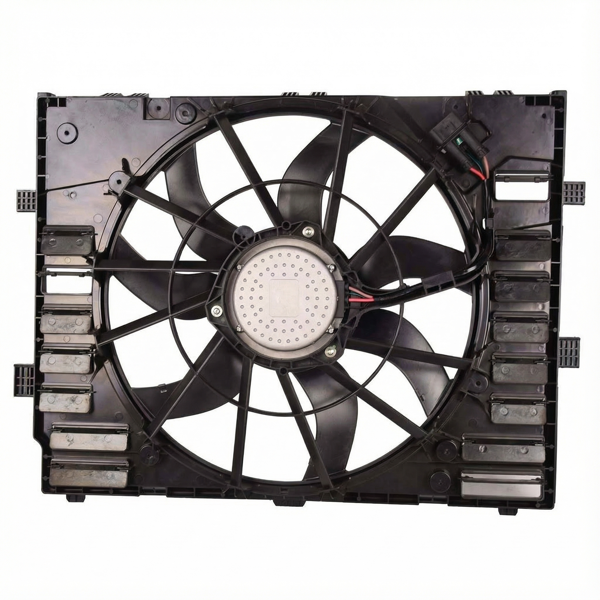 2015-2018 Porsche Cayenne A/C Condenser Fan Motor Assembly (Used OEM)