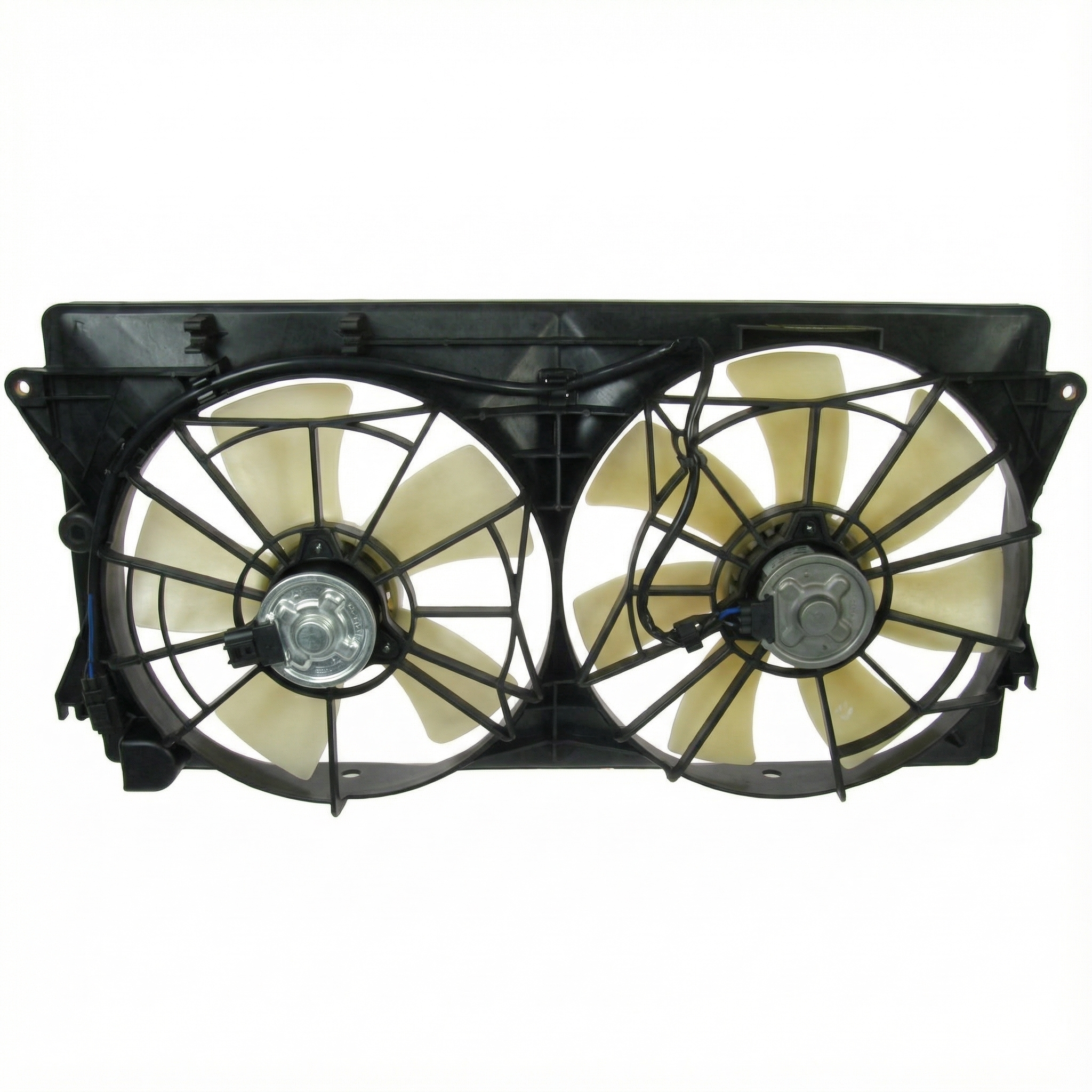 2012-2017 Toyota Camry Dual A/C Condenser Fan Motor Assembly (Used OEM)