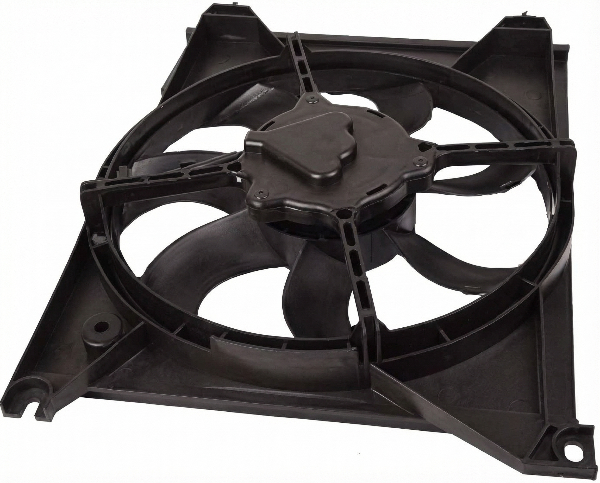 2001-2006 Hyundai Elantra A/C Condenser Fan Motor Assembly (Used OEM)
