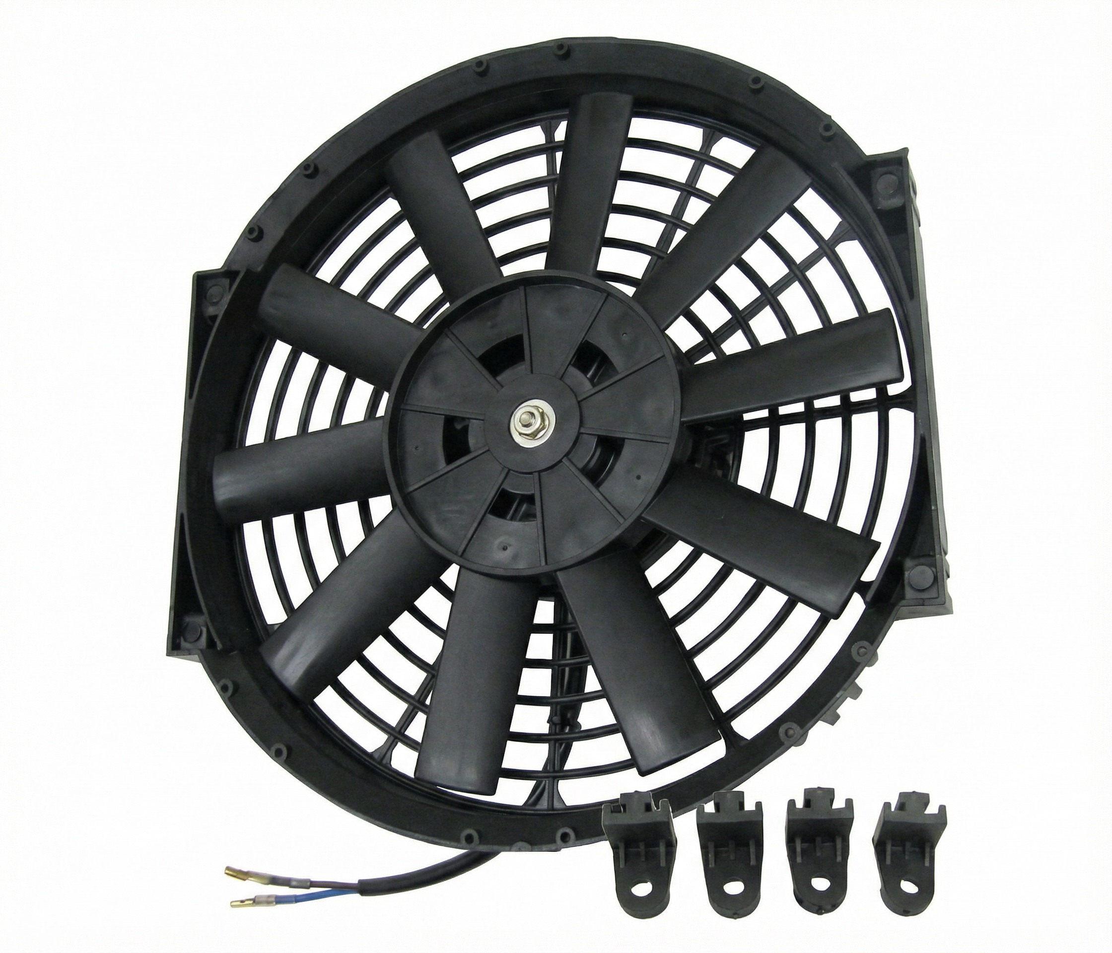 1988-1991 Honda CRX Radiator and A/C Condenser Fan Motor - Right (Passenger) (Used OEM)