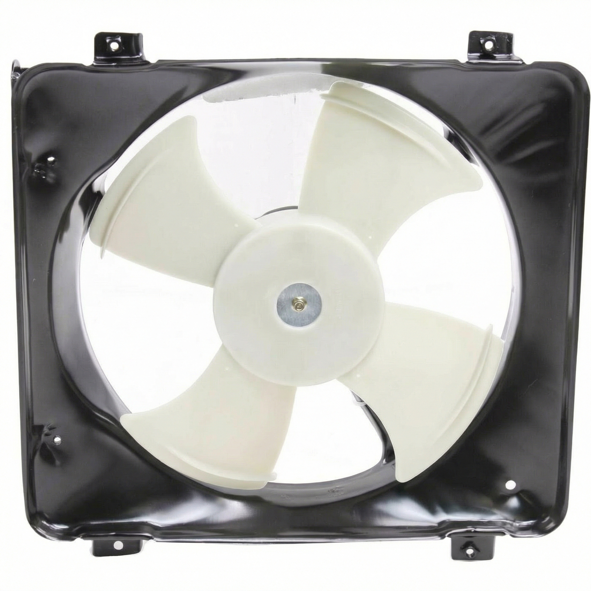 1996-1998 Honda Civic A/C Condenser Cooling Fan Assembly - Left (Driver) (Used OEM)