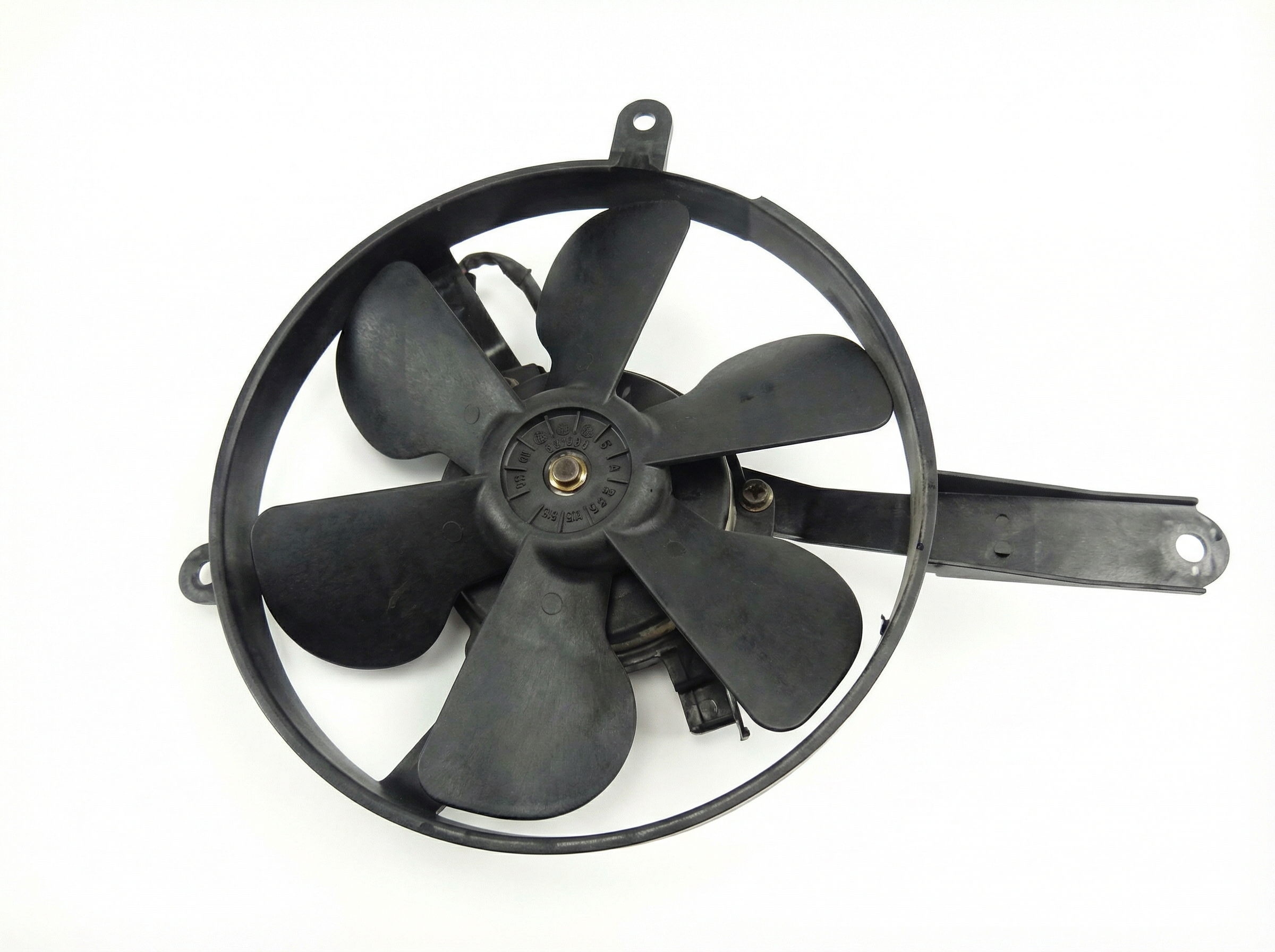 1996-1997 Nissan Maxima Radiator and A/C Condenser Fan Assembly (Used OEM)