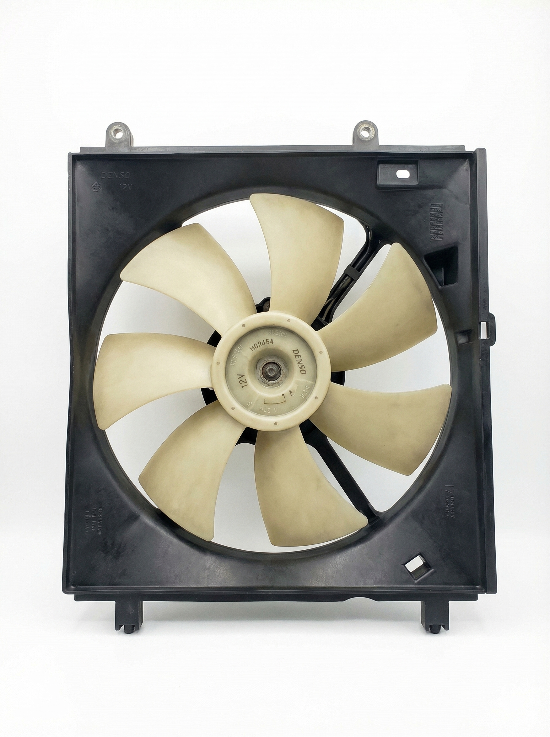 1999-2003 Toyota Solara Radiator and Condenser Fan Motor Assembly - Left (Driver) (Used OEM)