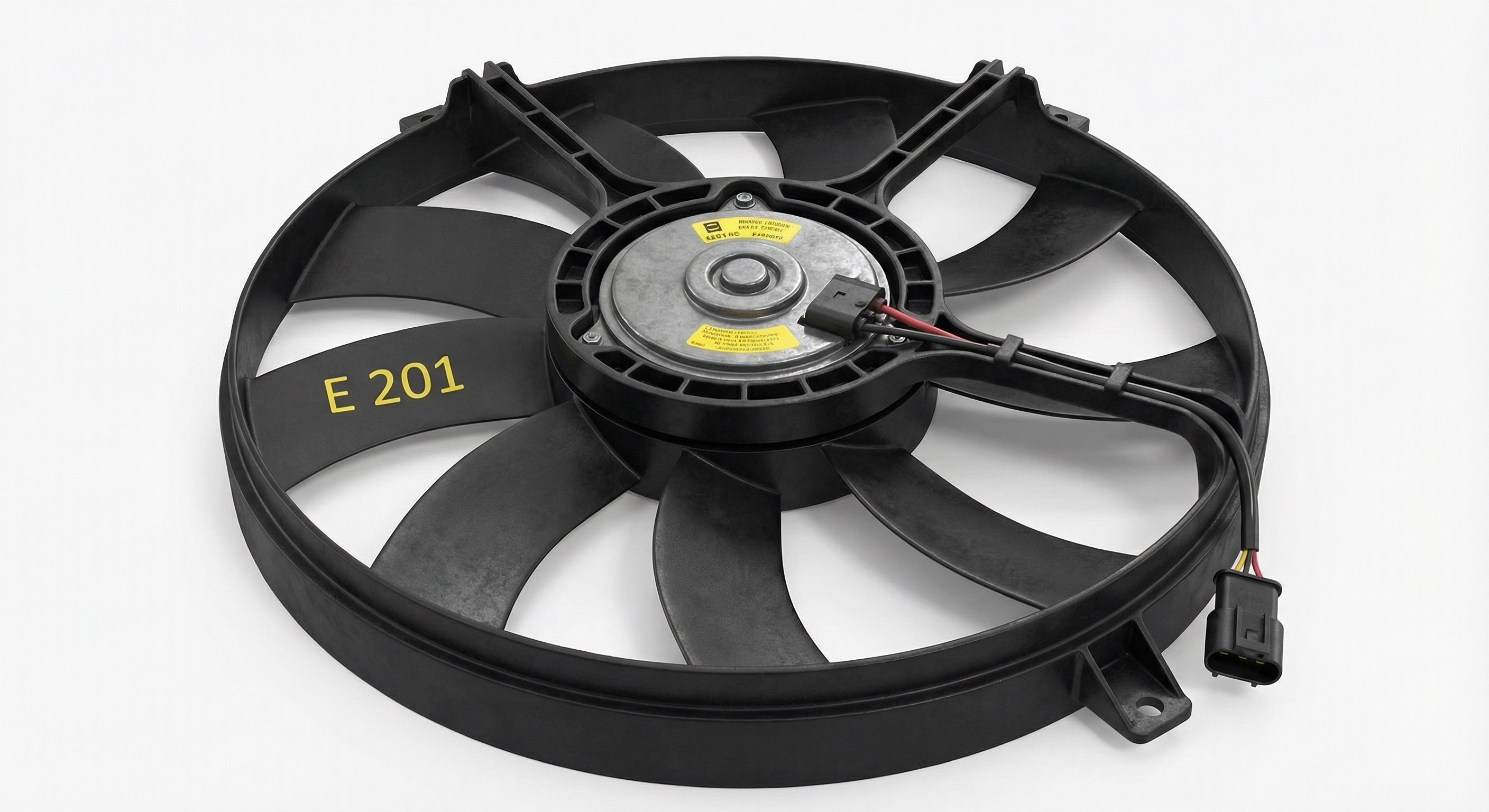 2011-2018 Porsche Cayenne Radiator and Condenser Fan Motor Assembly (Used OEM)