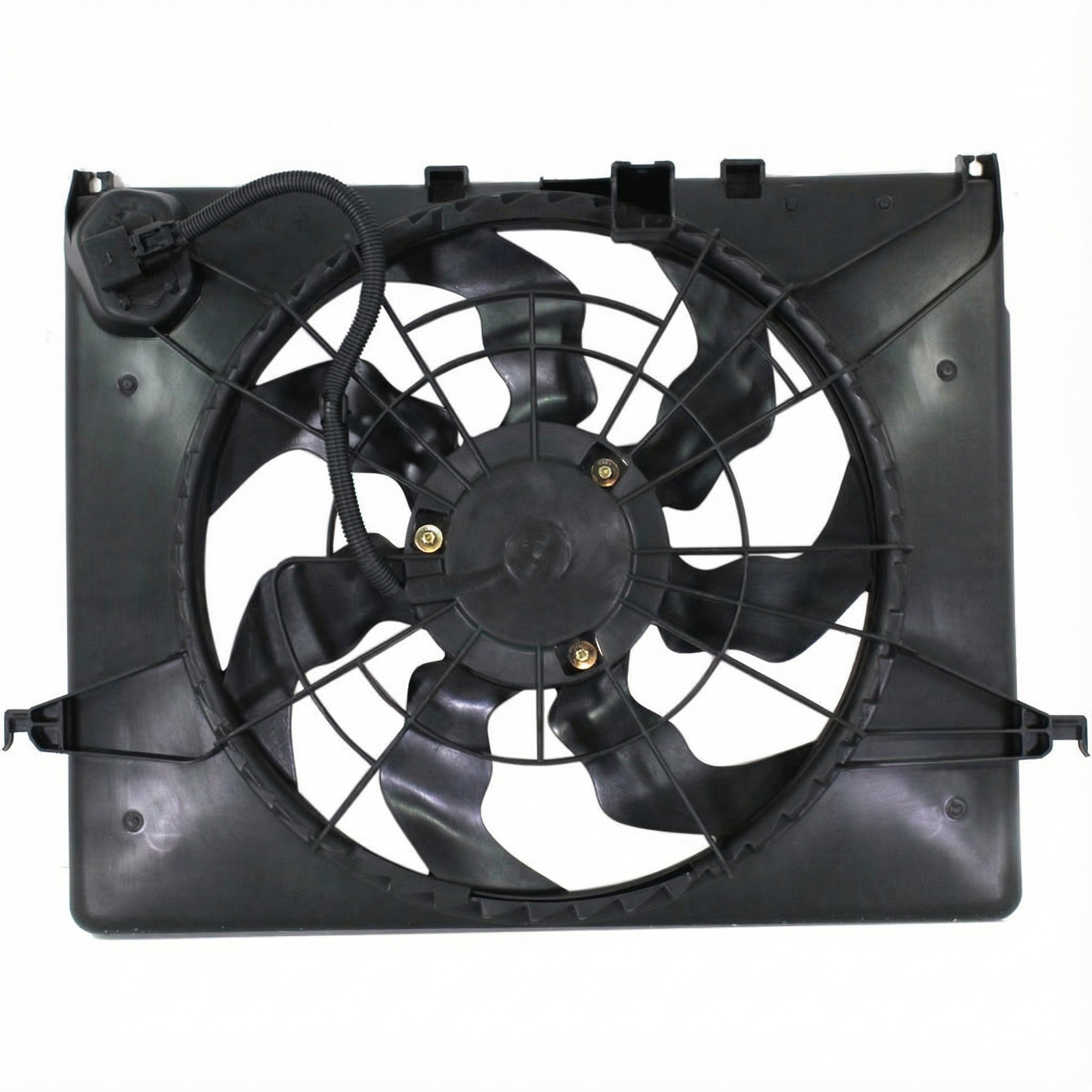 2006-2010 Kia Optima Radiator and Condenser Fan Motor Assembly (Used OEM)