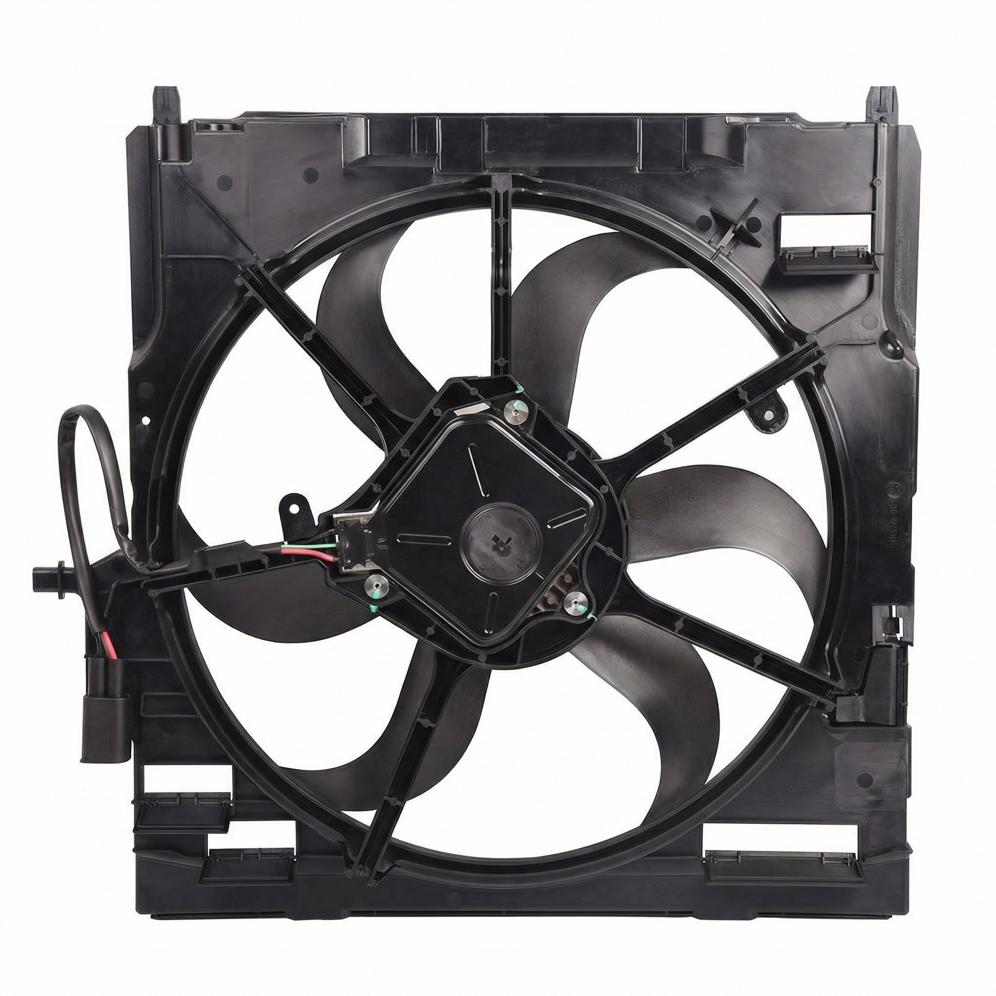 2007-2010 BMW X5 600-Watt A/C Condenser Fan Motor Assembly (Used OEM)