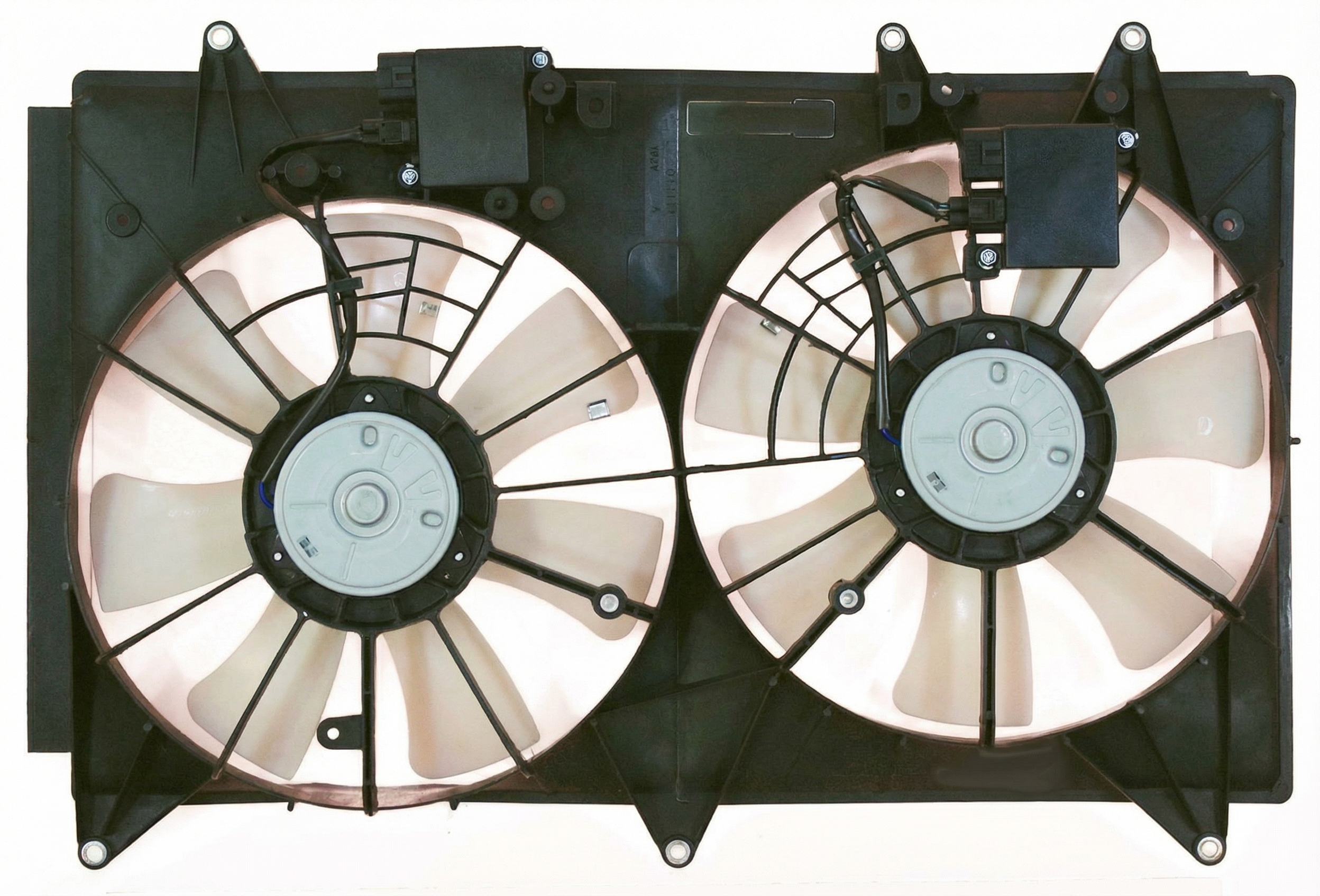 2007-2009 Mazda CX-7 Dual A/C Condenser Fan Motor Assembly (Used OEM)