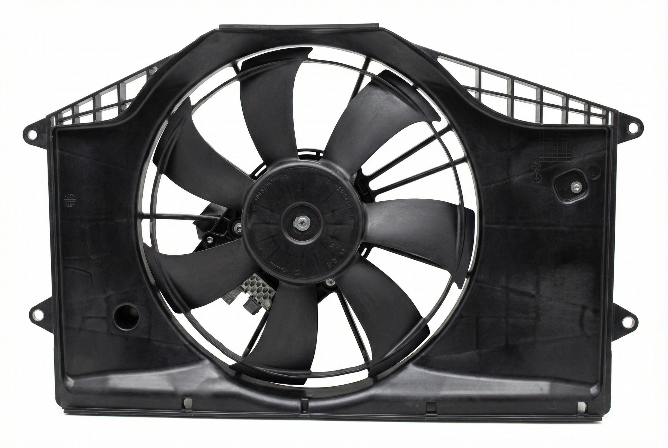 2022-2025 Honda Civic Radiator and A/C Condenser Fan Motor Assembly - Left (Driver) (Used OEM)
