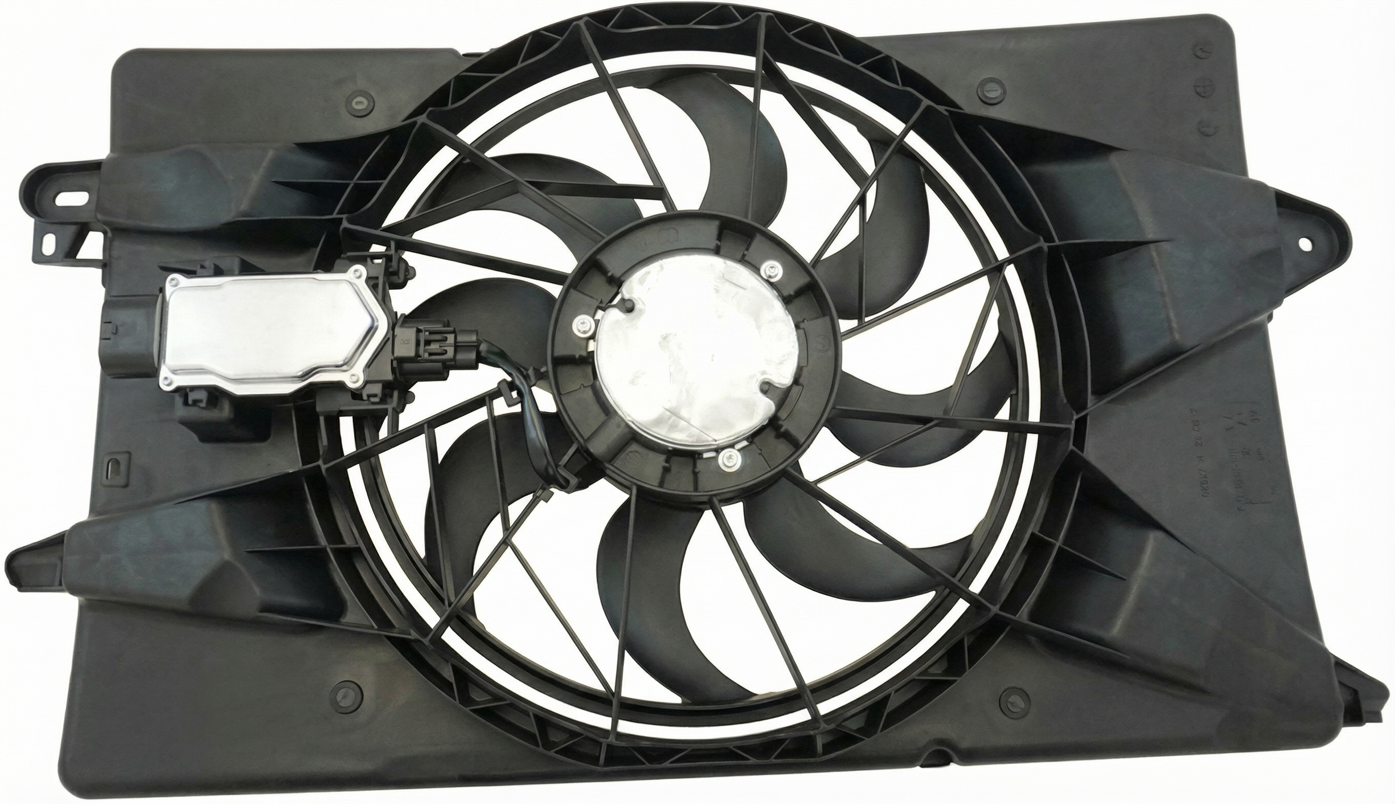 2019 Jeep Cherokee Standard Duty A/C Condenser Fan Motor Assembly (Used OEM)