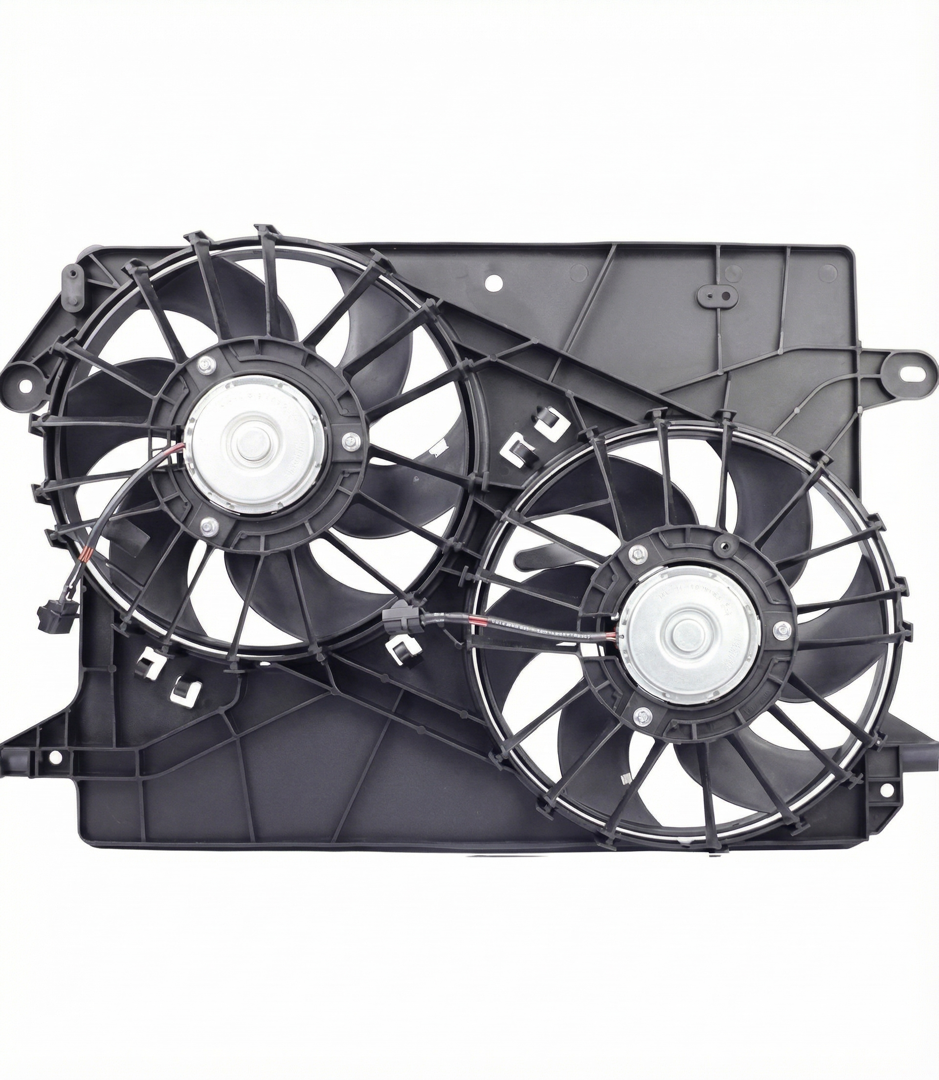 2014-2019 Cadillac XTS Dual A/C Condenser Fan Motor Assembly (Used OEM)