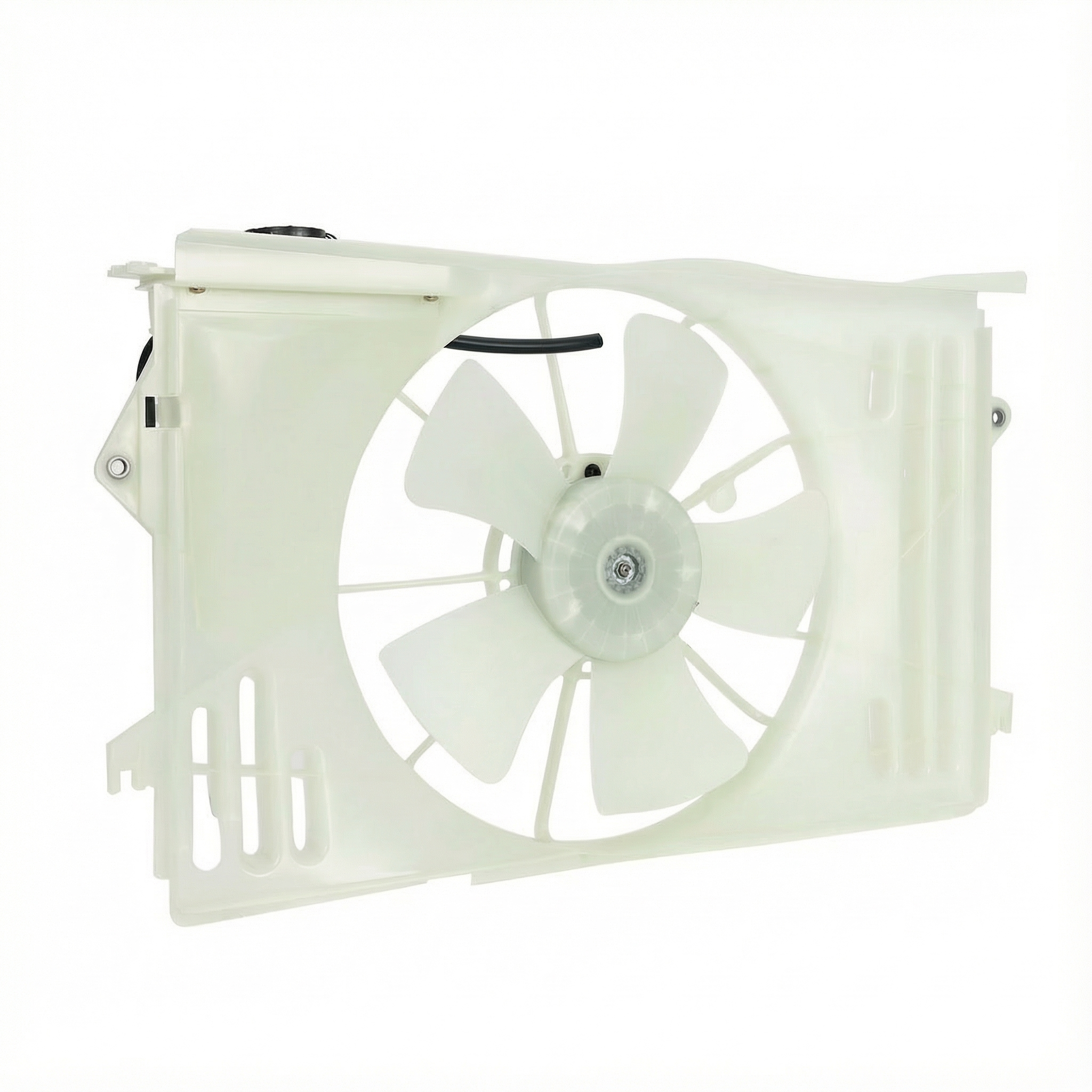 2003-2004 Pontiac Vibe A/C Condenser Fan Motor Assembly with Reservoir (Used OEM)