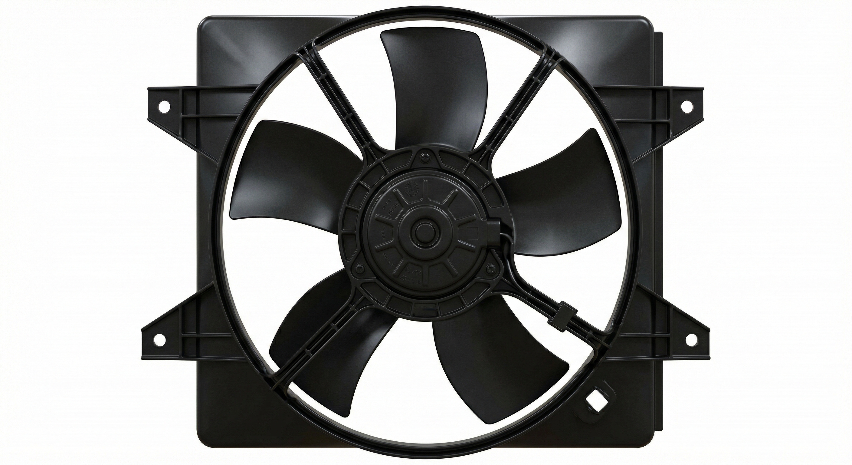 1998 Cadillac DeVille Radiator Cooling Fan Assembly - Left (Driver) (Used OEM)