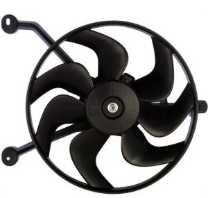 1987-1992 Cadillac Allante Black Radiator Cooling Fan Assembly - Right (Passenger) (Used OEM)