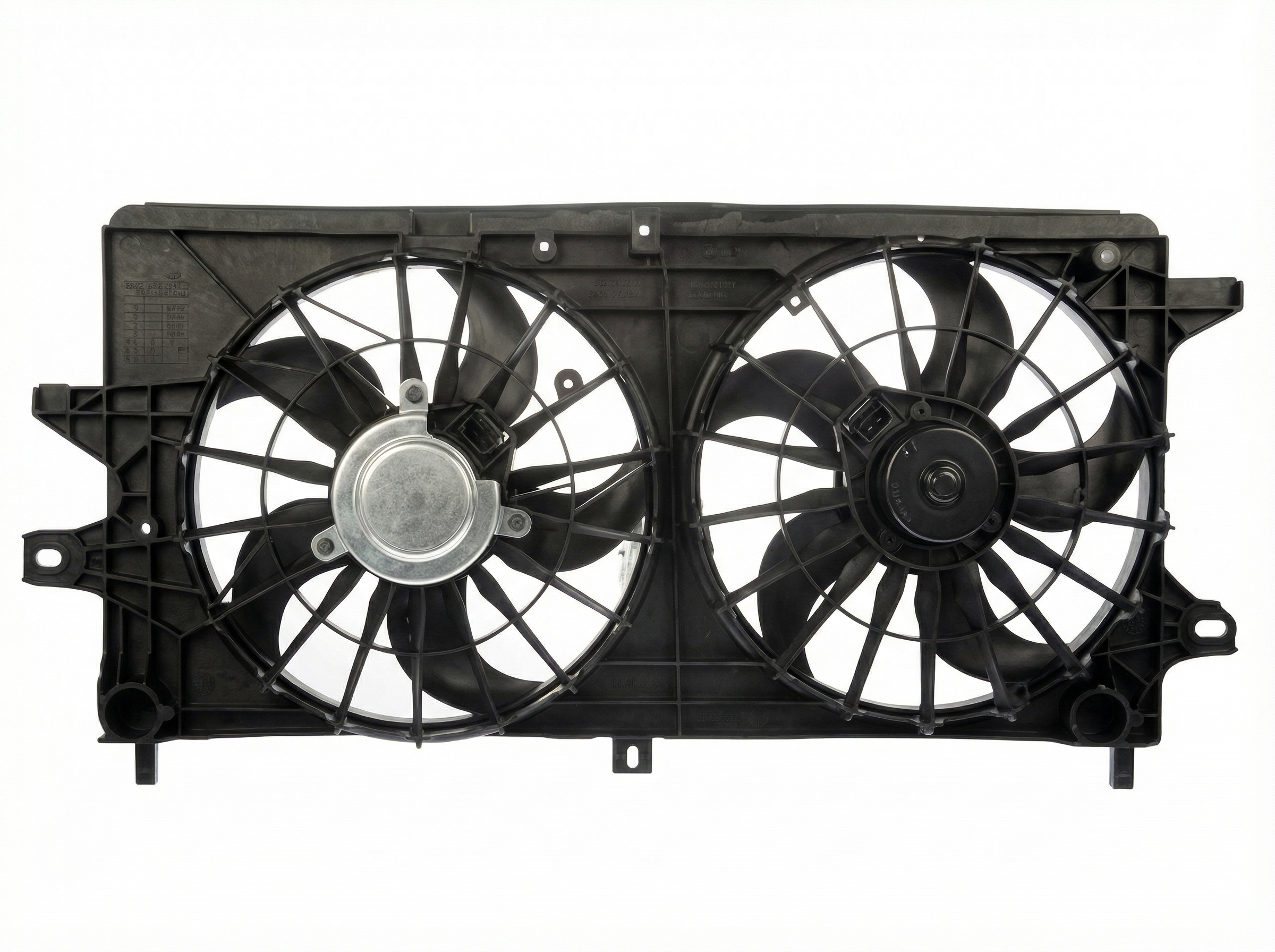 2004-2008 Pontiac Grand Prix Dual Radiator and Condenser Fan Assembly (Used OEM)