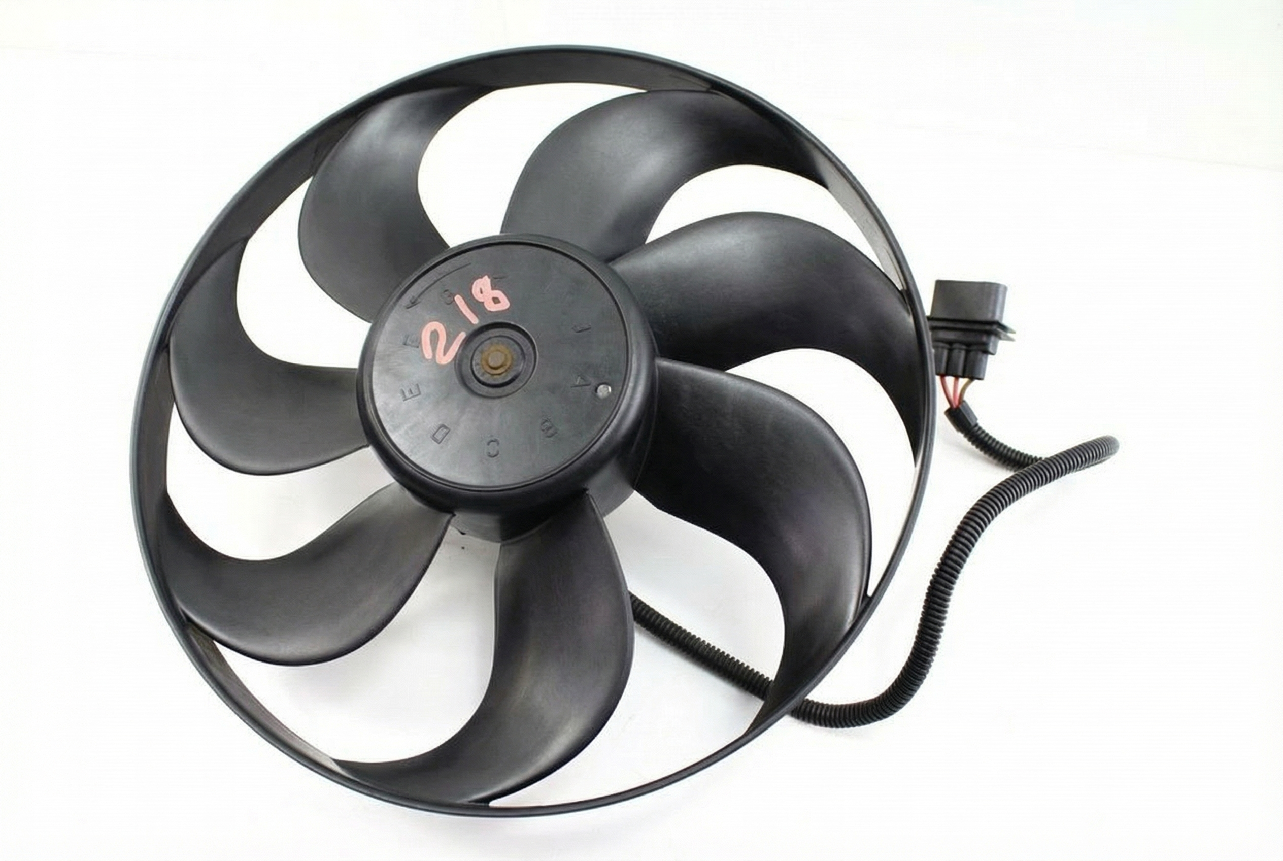 2005-2007 Cadillac CTS Dual Radiator and Condenser Fan Assembly (Used OEM)