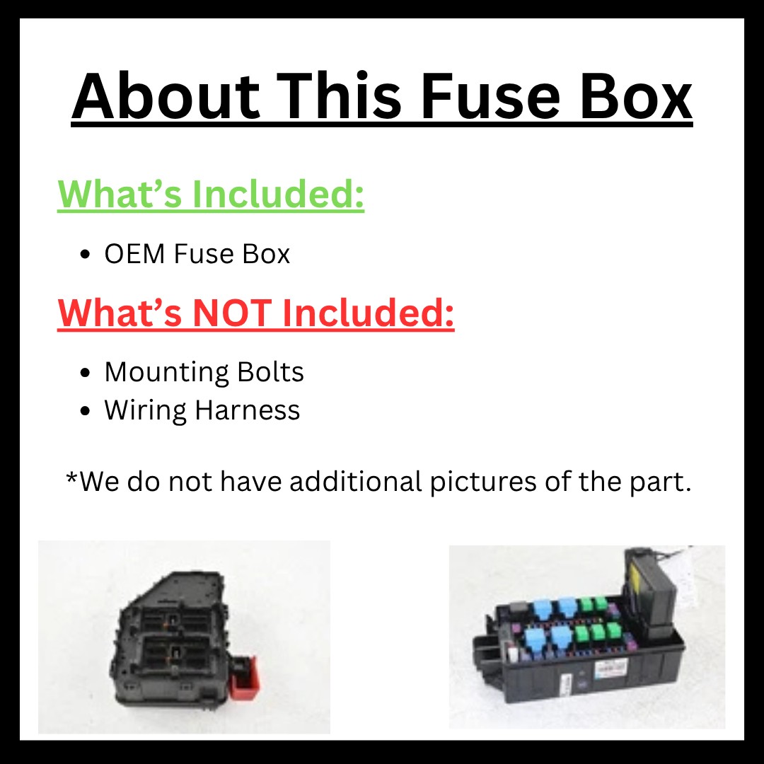 2011-2013 Mazda 3 Fuse Box Assembly (Used OEM)