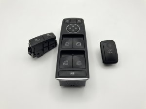 2010-2015 Mercedes-Benz GLK250 Black Door Lock Switch - Left (Driver) (Used OEM)