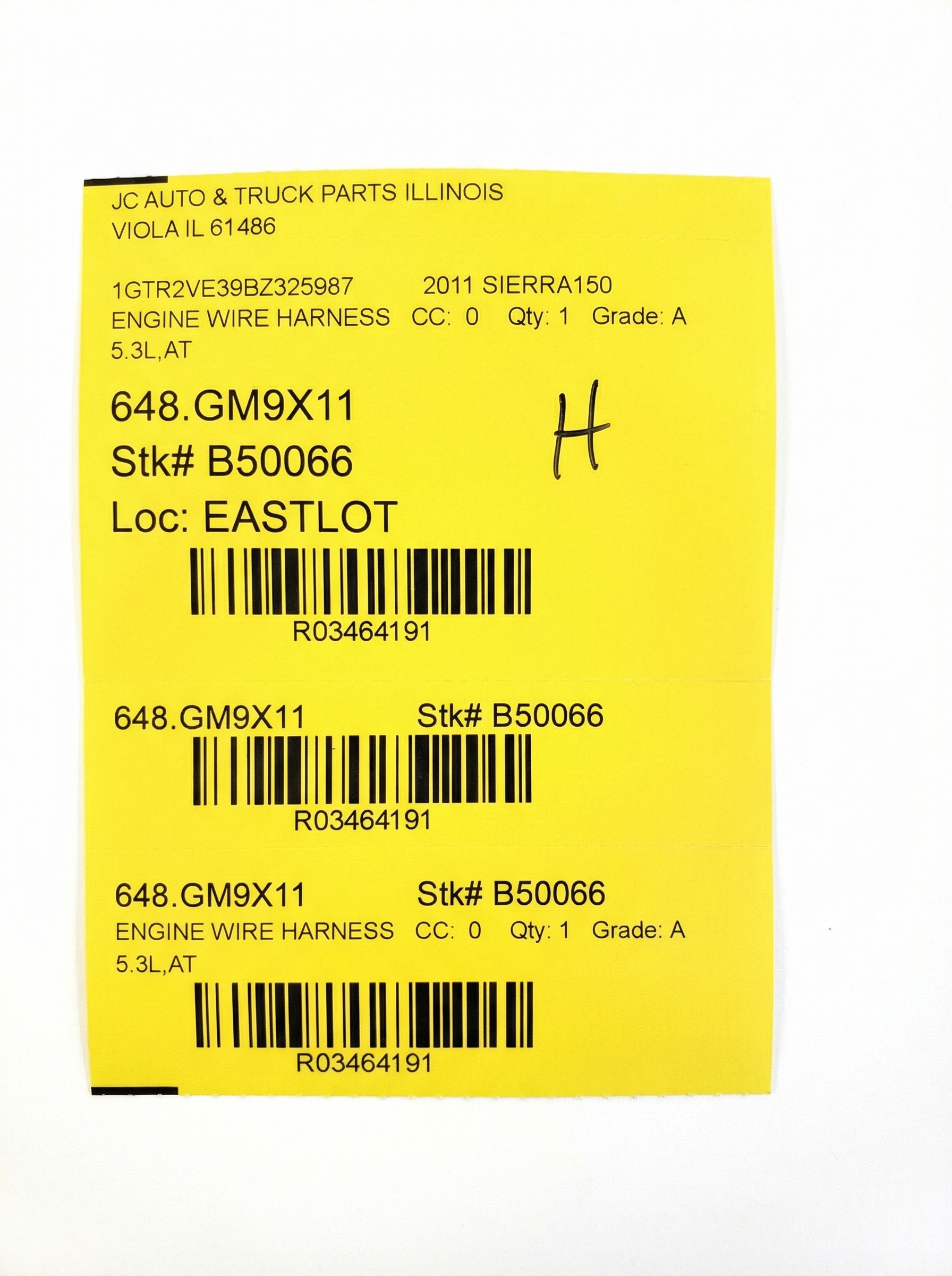 2010-2013 Chevrolet Silverado 1500 Complete Engine Wiring Harness (Used OEM)