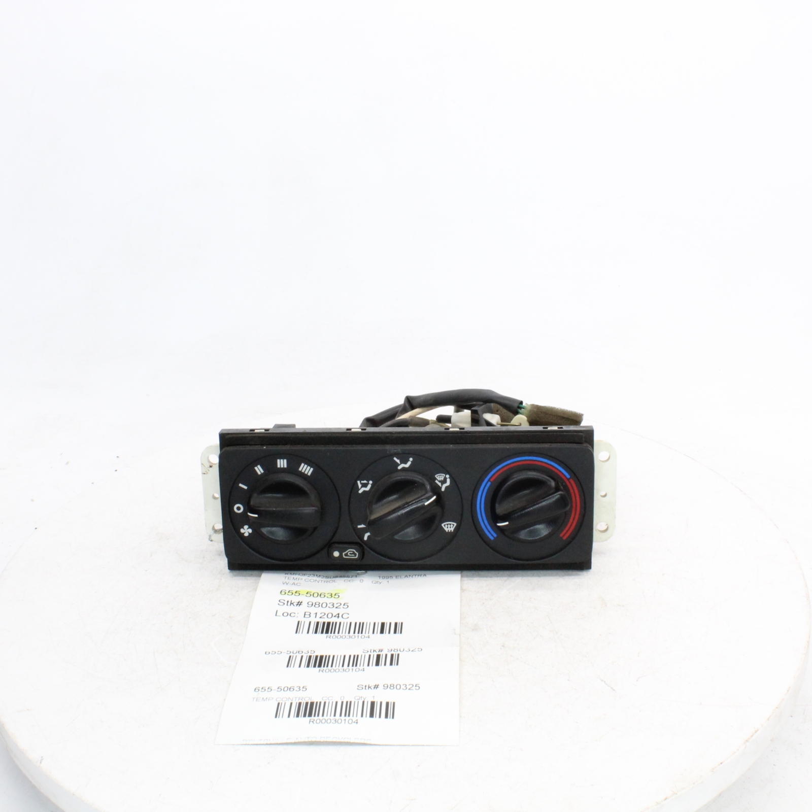 1993-1995 Hyundai Elantra Automatic Temperature Control Module (Used OEM)
