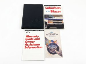 1992 GMC Yukon Owners Manual (Used OEM)