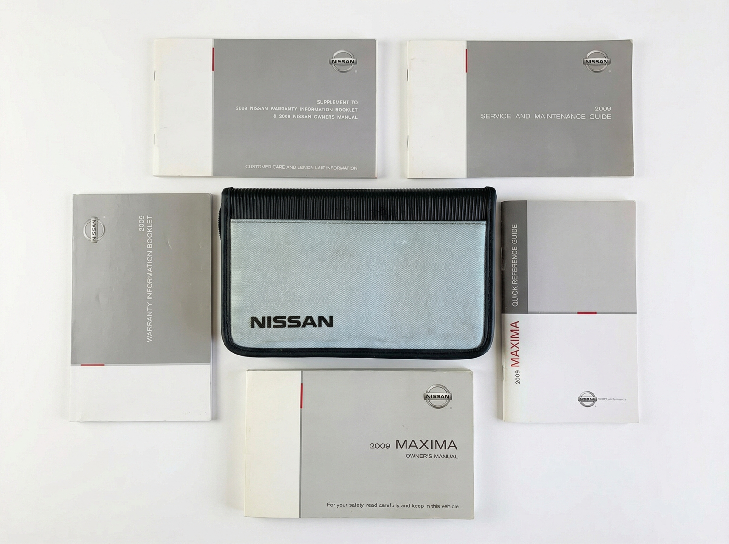 2009-2014 Nissan Maxima Complete Owners Manual Set (Used OEM)