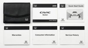 2009 Honda Civic Complete Owners Manual (Used OEM)