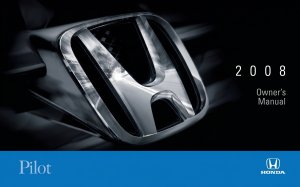 2008 Honda Pilot Owners Manual (Used OEM)