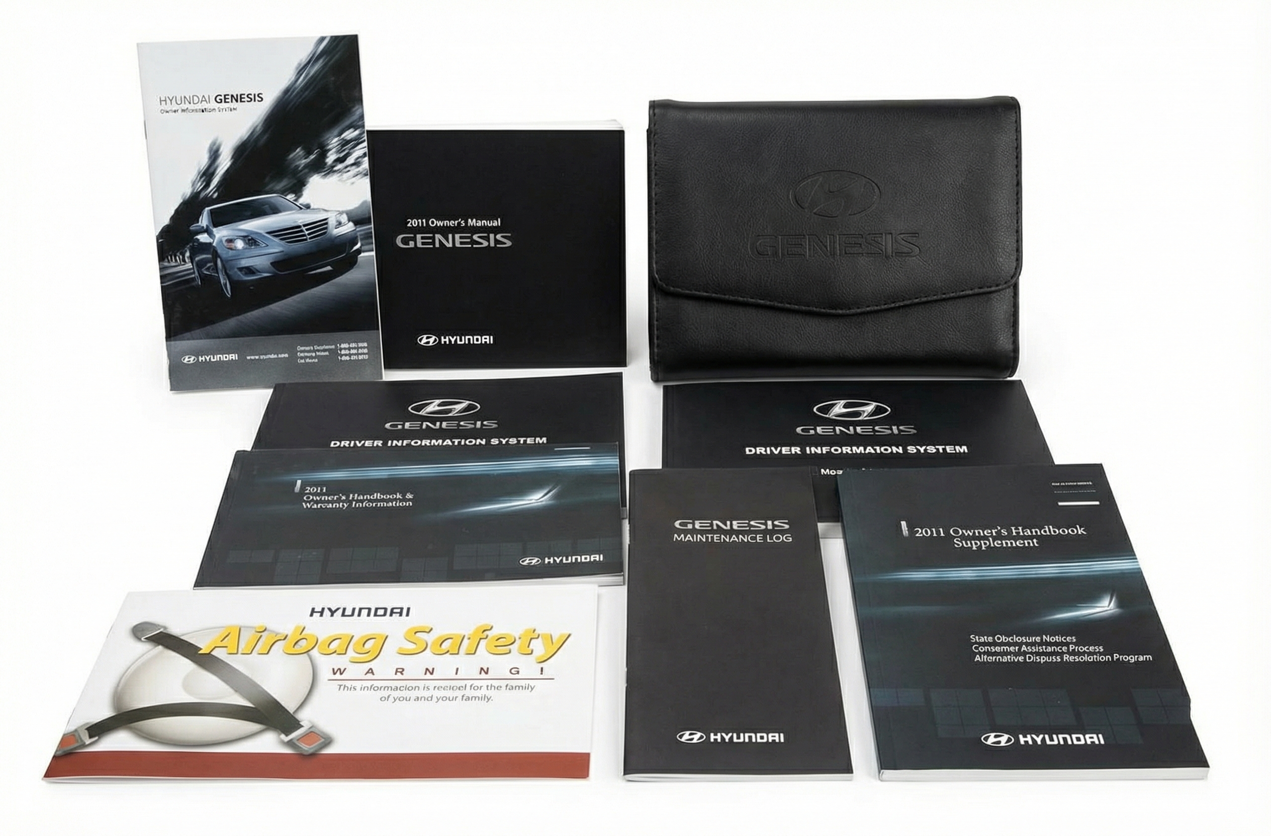 2009-2014 Hyundai Genesis Complete Owners Manual (Used OEM)