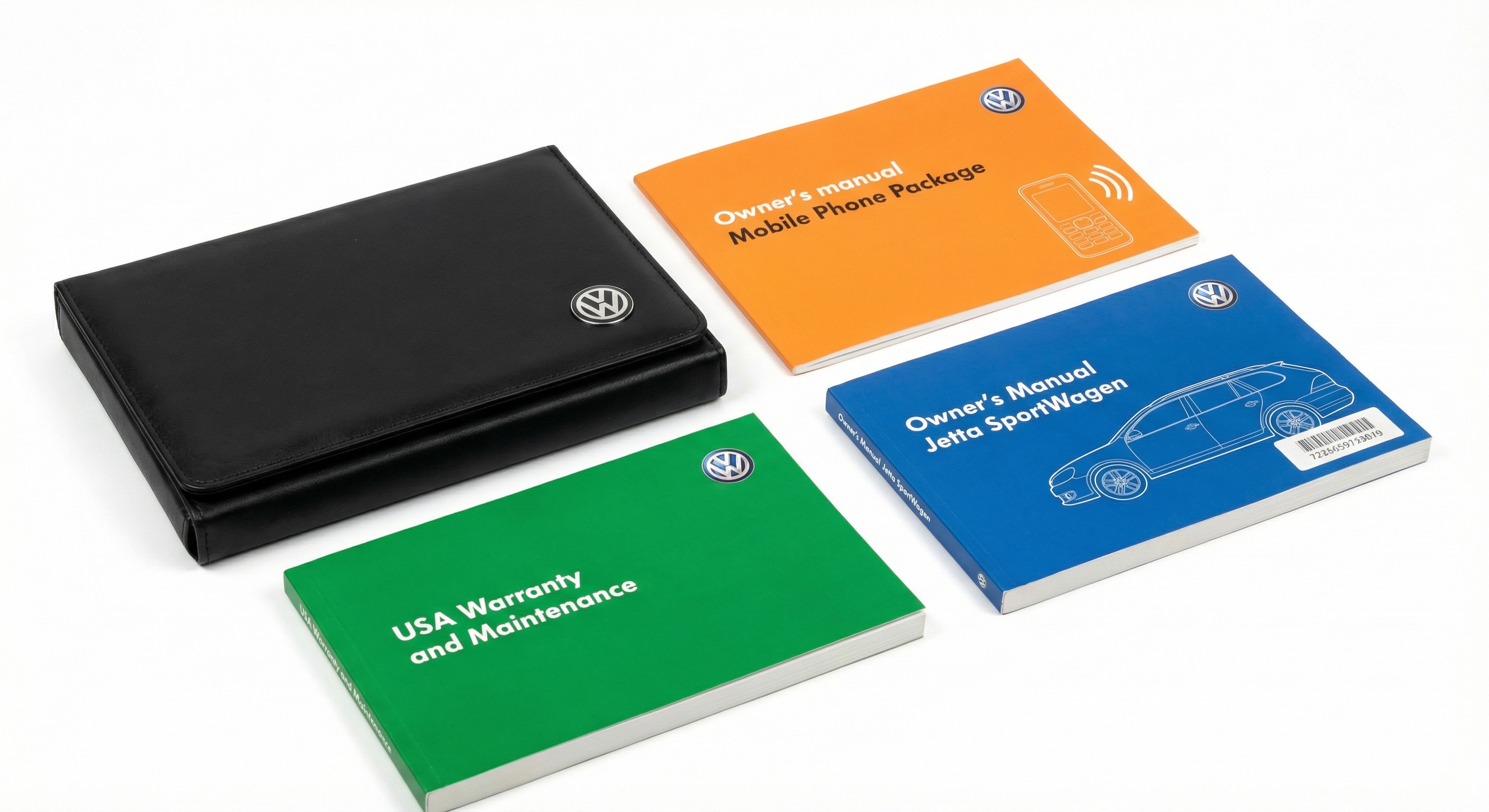 2011-2014 Volkswagen Jetta Complete Owners Manual Set (Used OEM)
