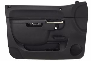 2023-2024 Ford Escape Ebony (Black) Door Interior Trim Panel with Active 6 Speakers - Rear, Left (Driver) (Used OEM)