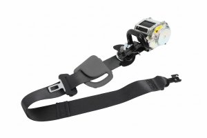 2018-2021 Lincoln Navigator Ebony (Black) 2nd Row Seat Belt Assembly - Rear, Right (Passenger) (Used OEM)