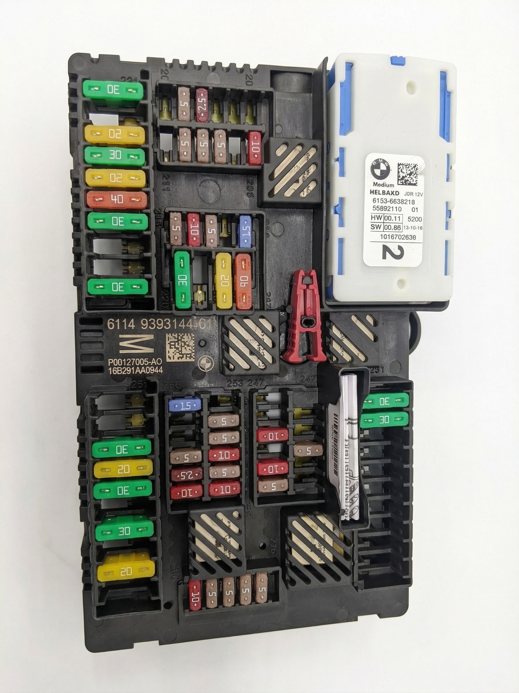 2013-2016 Porsche Boxster Interior Trunk Fuse Junction Block - Rear (Used OEM)