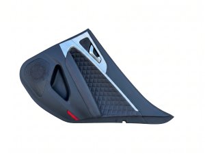2022-2026 Genesis G70 Black Door Interior Trim Panel - Rear, Right (Passenger) (Used OEM)